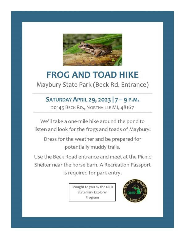 frog and toad hike