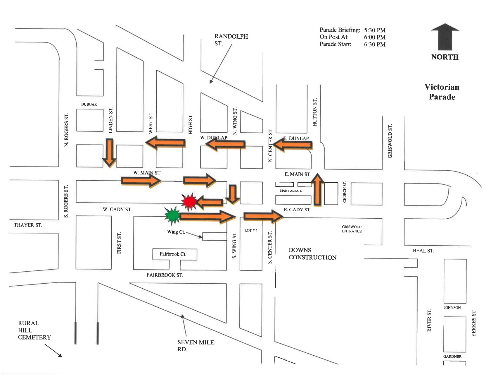 parade map